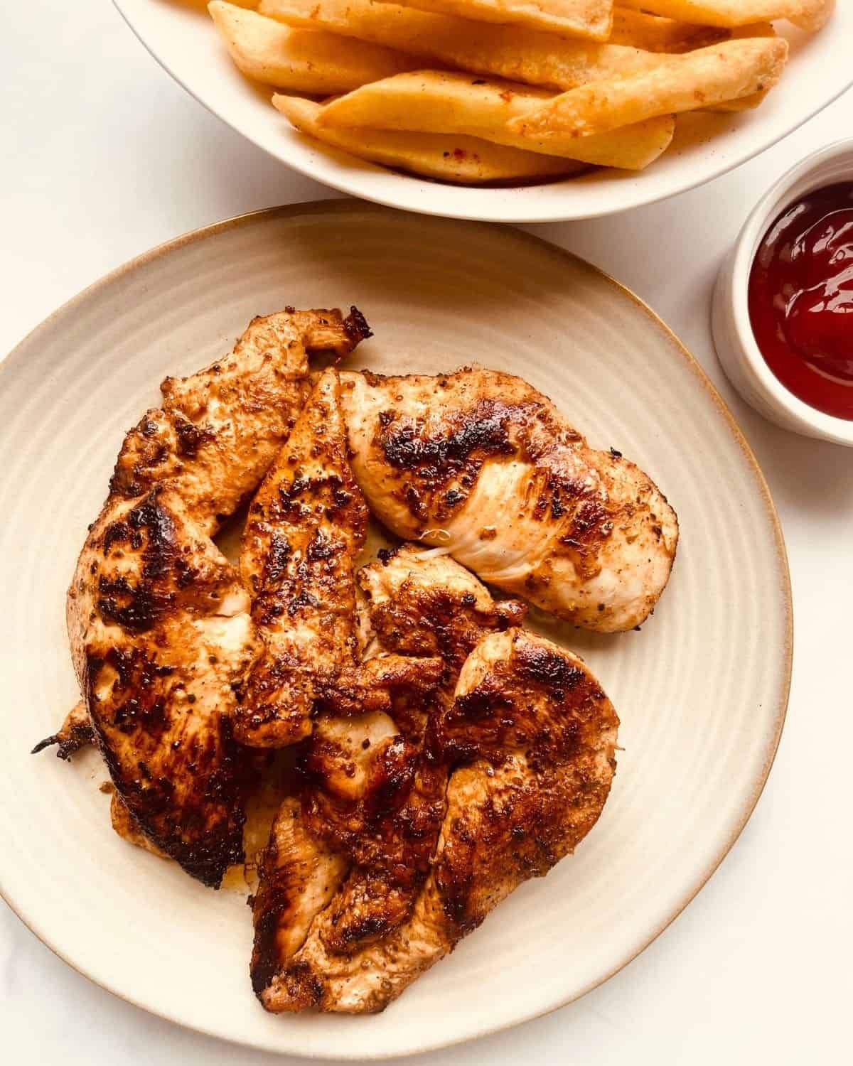grilled chicken with lemon garlic marinade