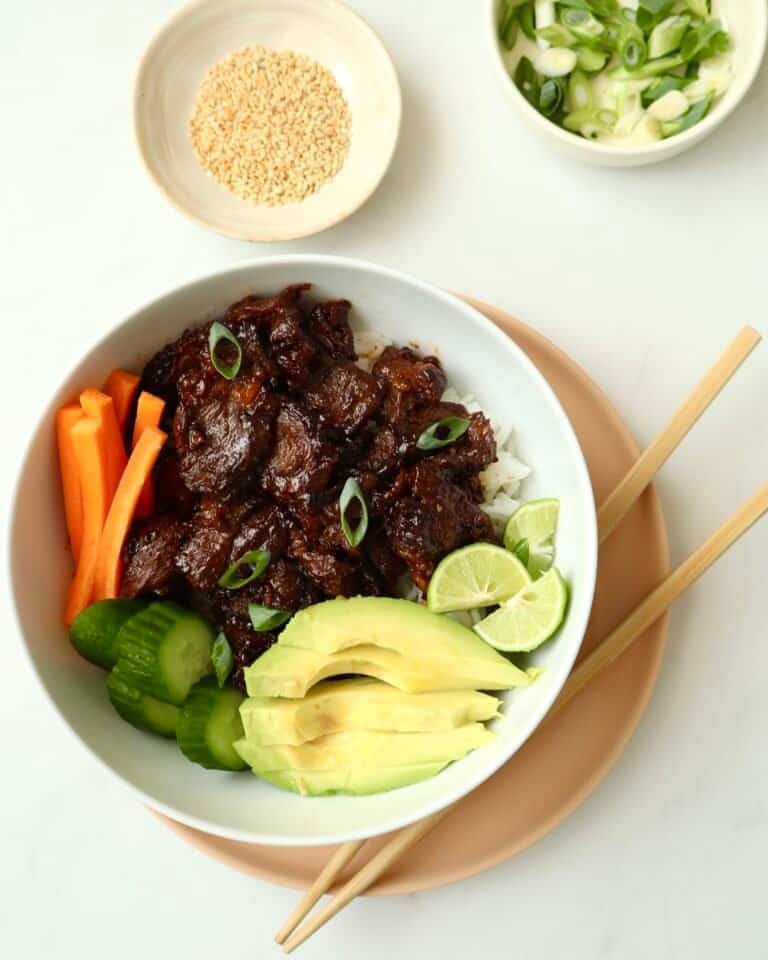 Korean Beef Bulgogi Rice Bowls